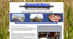 Desktop Screenshot of ferrellrossrollmfg.com