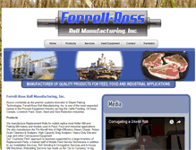 Tablet Screenshot of ferrellrossrollmfg.com